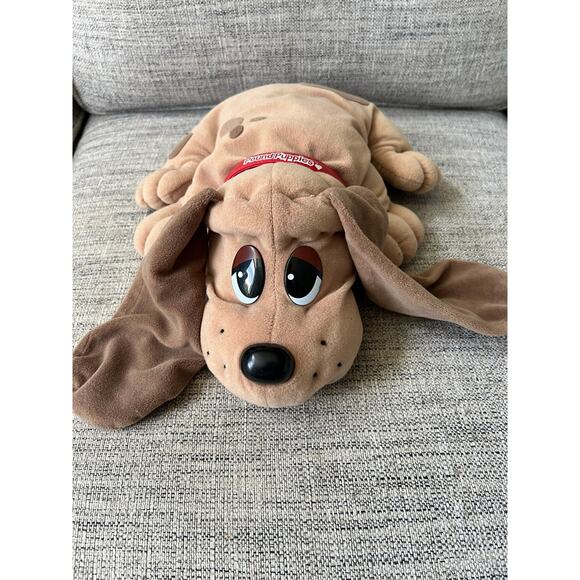 Vintage Galoob Pound Puppies 1997 Plush Dog Puppy Tan Brown Stuffed Animal Toy - Picture 1 of 9